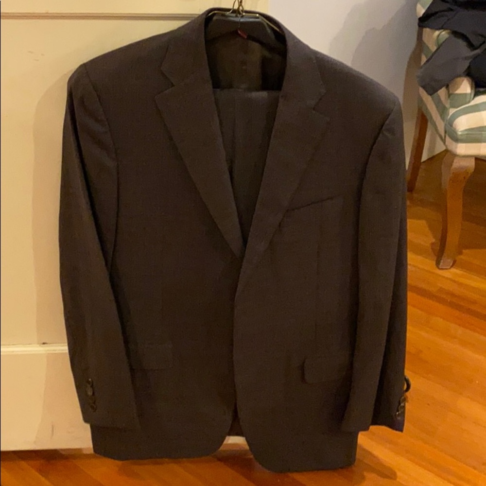 Canali window pane suit